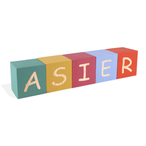 Tailored Wooden Letter Cubes - Image 2