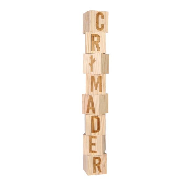 Tailored Wooden Letter Cubes - Image 4